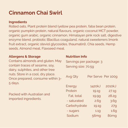 Cinnamon Chai Swirl